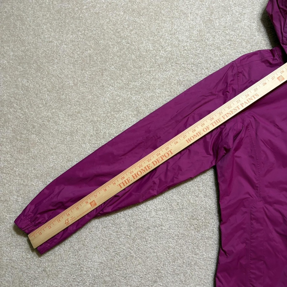 The North Face Jacket Womens Large Purple HyVent Hooded Waterproof Rain Shell - Picture 10 of 16